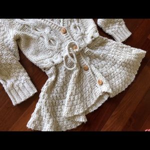 Anthropologie Sweaters - Anthropologie’s Sparrow Peplum Sweater in Cream Anthropologie Sweaters - Anthropologie’s Sparrow Peplum Sweater in Cream